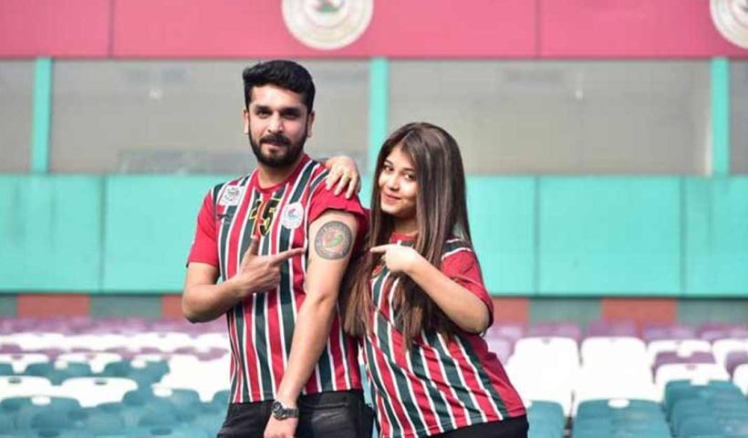 mohun bagan fans girl
