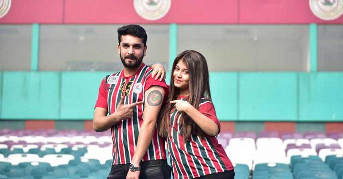 mohun bagan fans girl