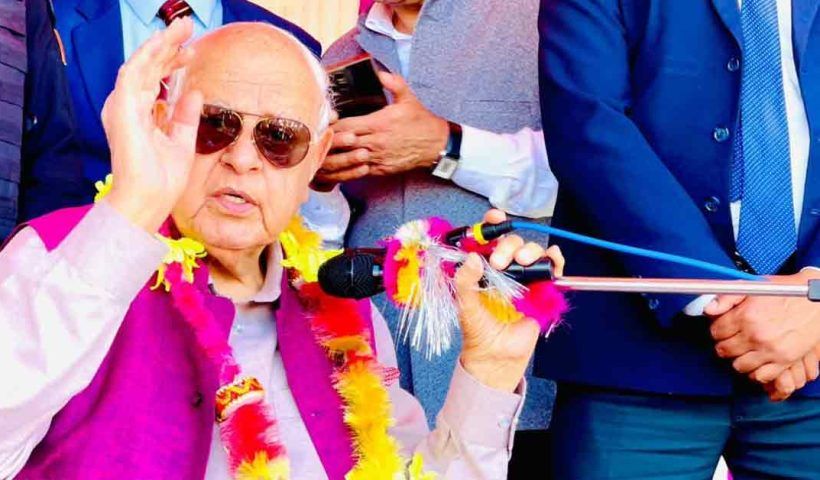 Farooq Abdullah Responds to Rajnath's Remark