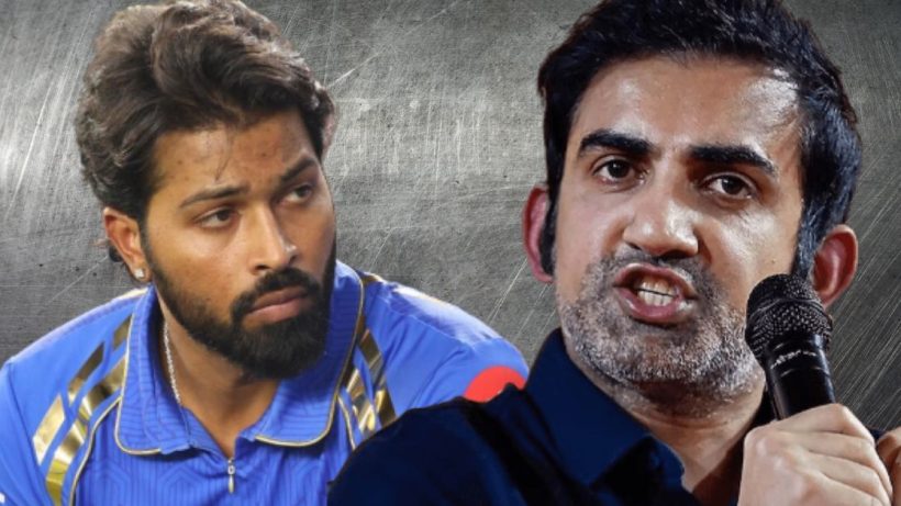 gautam gambhir in support of hardik pandya