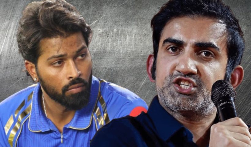 gautam gambhir in support of hardik pandya