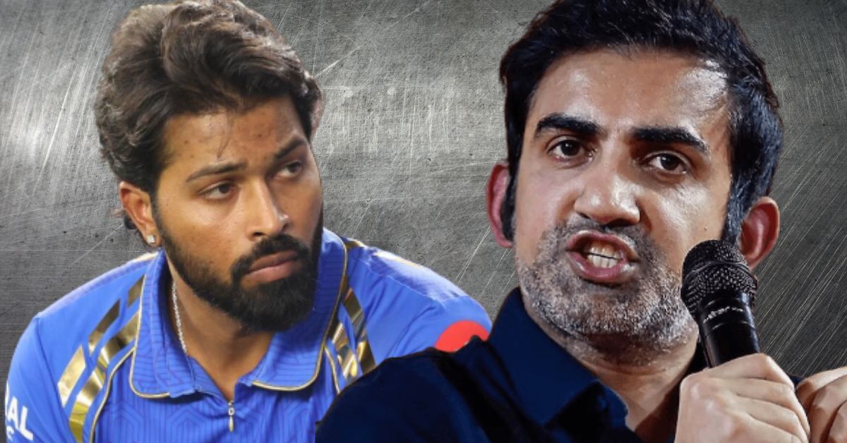 gautam gambhir in support of hardik pandya