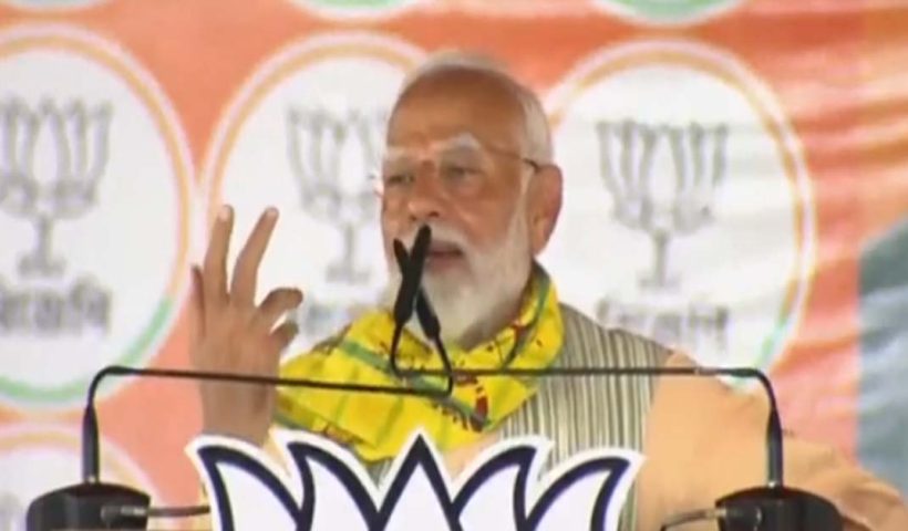 india bloc doing mujra For its vote bank pm modi at bihar rally