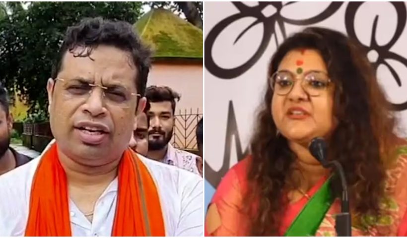 sujata mondal saumitra khan bishnupur lok-sabha candidate bjp , সৌমিত্রর মুখে 'চামড়া তুলে নেব' হুঁশিয়ারি, পাল্টা সুজাতা বললেন- 'মায়ের দুধ খেলে আসুন'