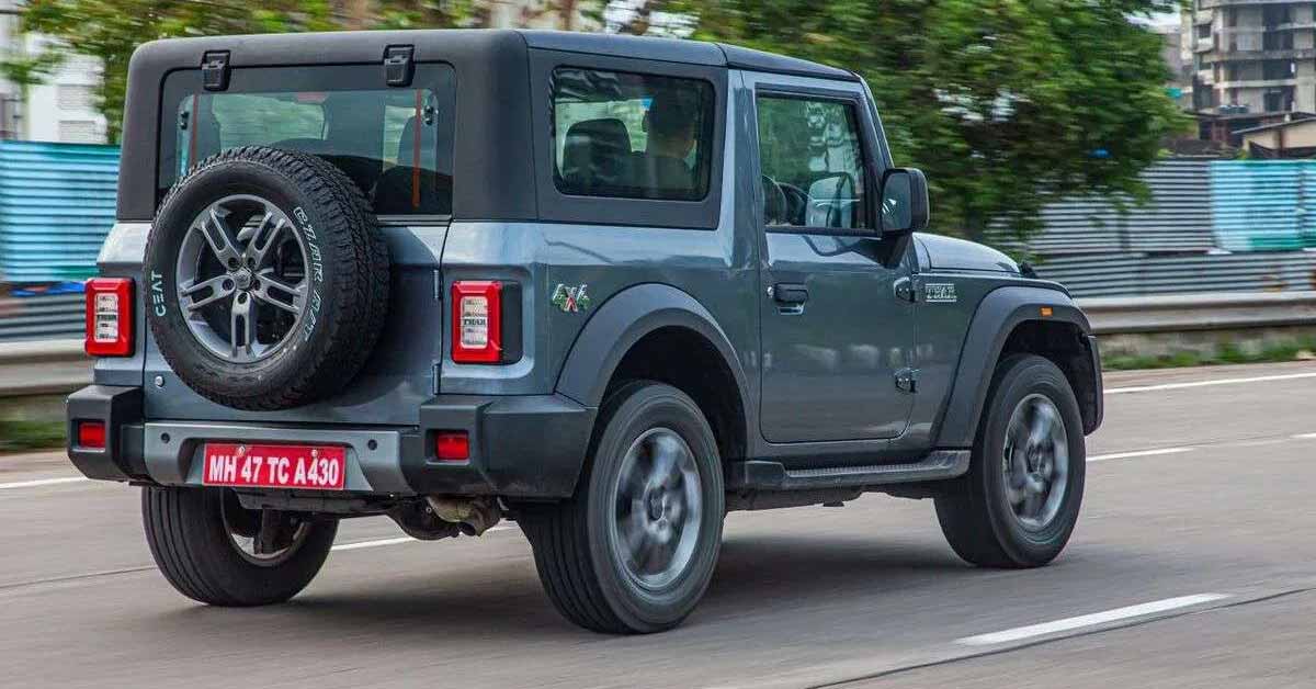 4WD Written on Mahindra Thar