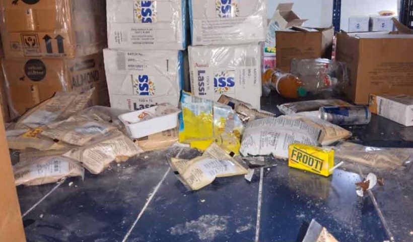 Food Safety Department Raids Blinkit Warehouse in Hyderabad,