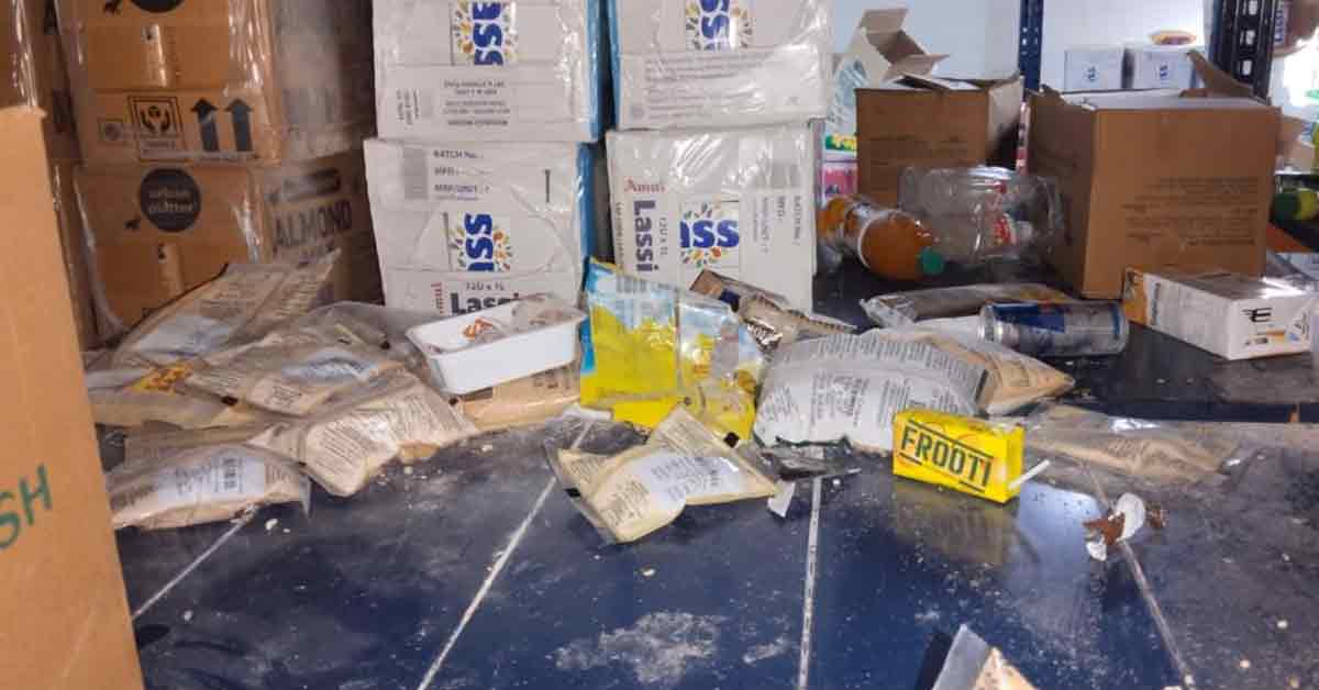 Food Safety Department Raids Blinkit Warehouse in Hyderabad,