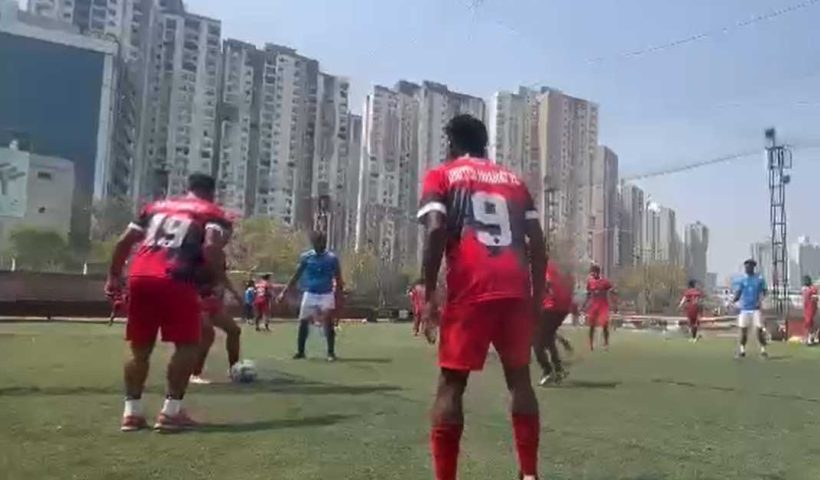 Footballers Stay Fit Under Murali Joseph's Coaching