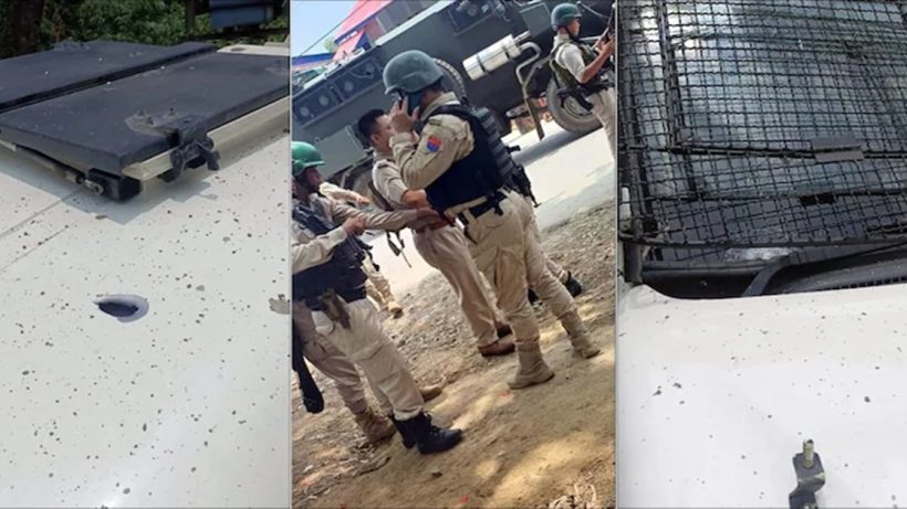 Manipur Chief Minister N Biren Singh-s convoy attacked, মণিপুরের মুখ্যমন্ত্রী এন বীরেন সিংয়ের কনভয়ে হামলা