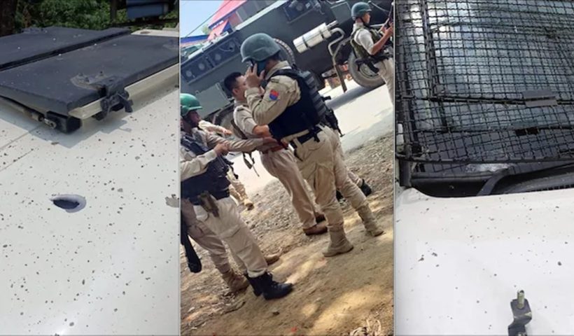 Manipur Chief Minister N Biren Singh-s convoy attacked, মণিপুরের মুখ্যমন্ত্রী এন বীরেন সিংয়ের কনভয়ে হামলা