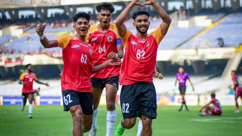 East Bengal Defeats Police FC to Top Group in Calcutta Football League"