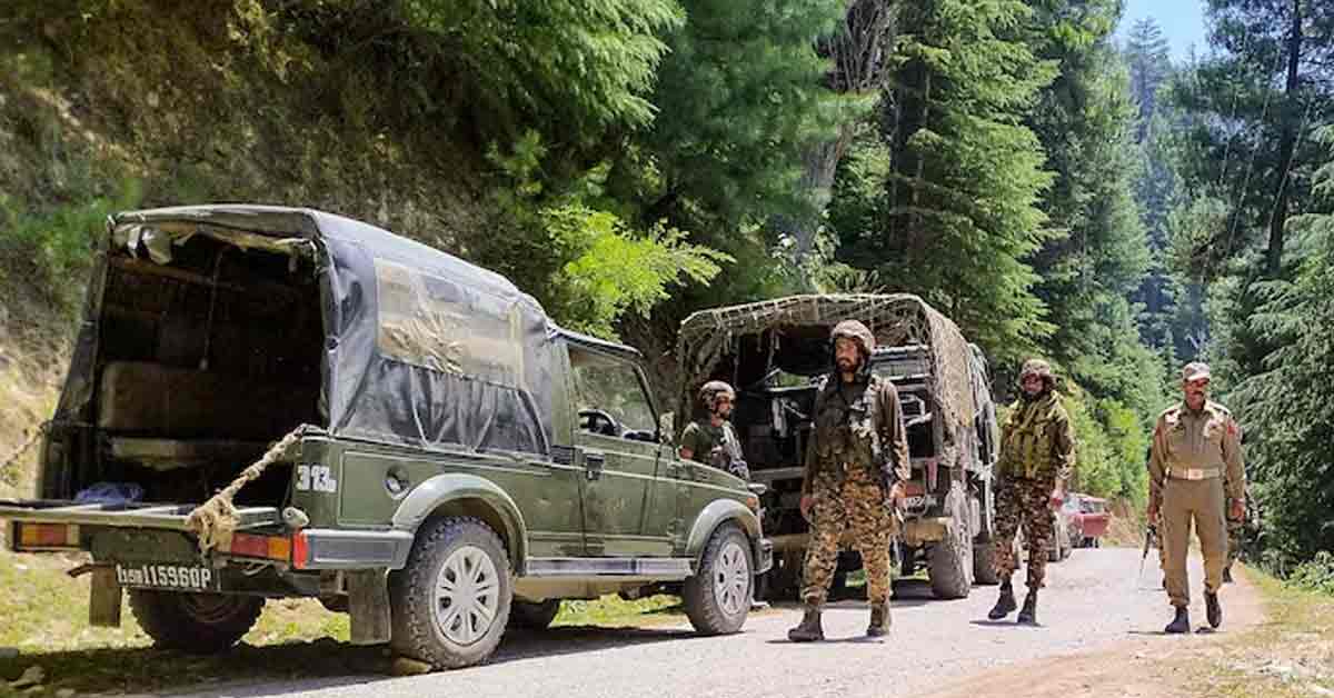 5 Terrorists Killed in Encounter with Security Forces in J&K, 2 Soldiers Injured