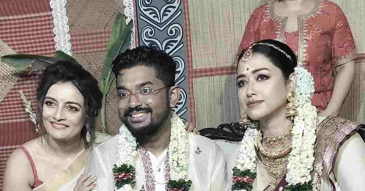Ushashie Chakraborty with Shinia nd Shovan