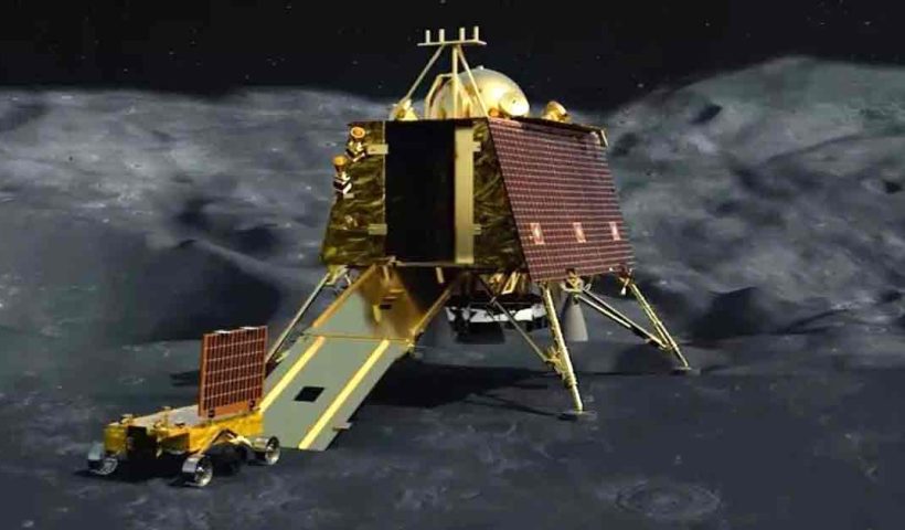 Chandrayaan-3 spacecraft image showcasing its design and features