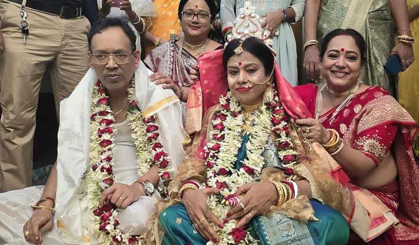 Aparajita Adhya at her brother's wedding, fulfilling her mother's wish
