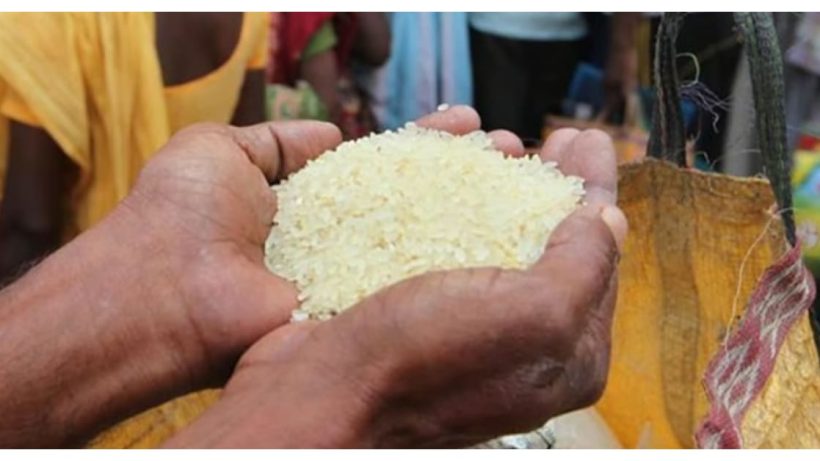 A news headline that reads 'ED Raids 7 Locations Over Ration Scam'. The text is on a plain background, emphasizing the seriousness of the situation involving the Enforcement Directorate investigating multiple sites related to a ration distribution fraud.