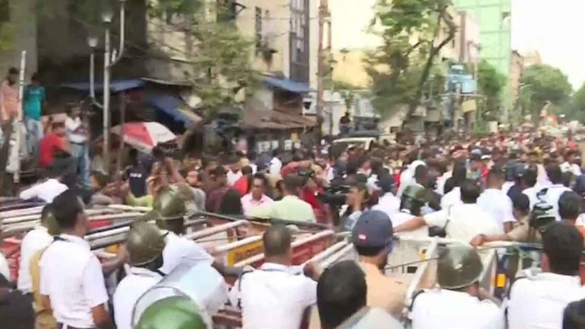 Junior Doctor protest at lalabazar demand of resignation of CP