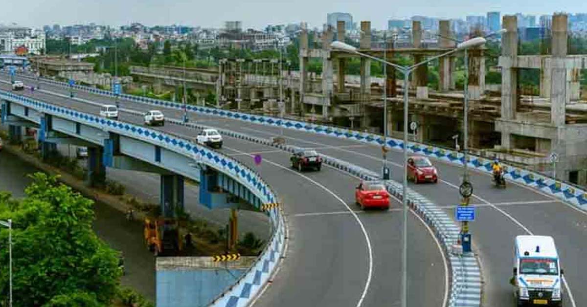 Traffic Begins on East Bardhaman Ausgram Bhediya Flyover Before Official Inauguration"