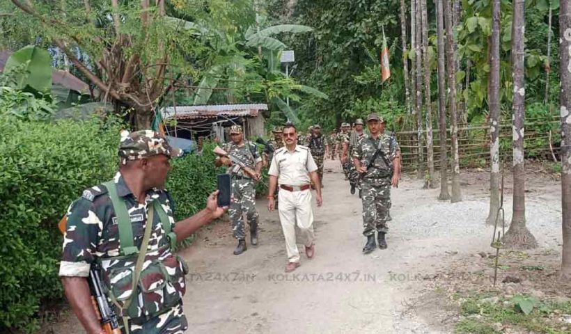 Central Forces Deployed at Polling Stations for Kanthi Cooperative Elections