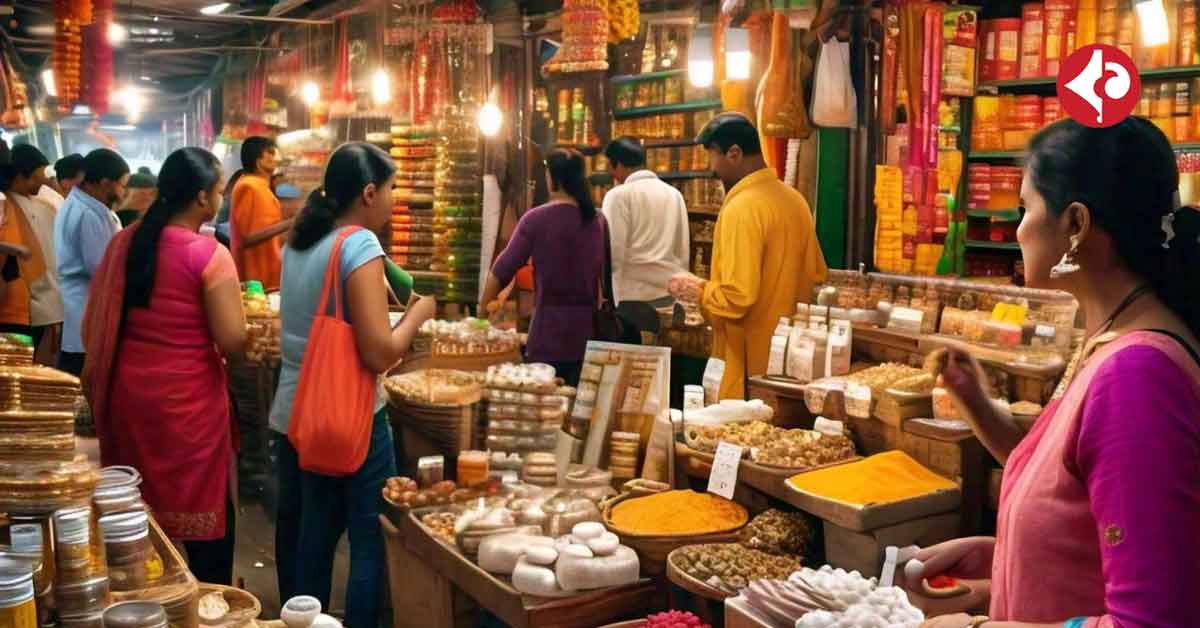 An article discussing the growing trend of purchasing health-related items during Dhanteras, such as Ayurvedic products, wellness gadgets, and organic foods, reflecting a shift towards holistic living.
