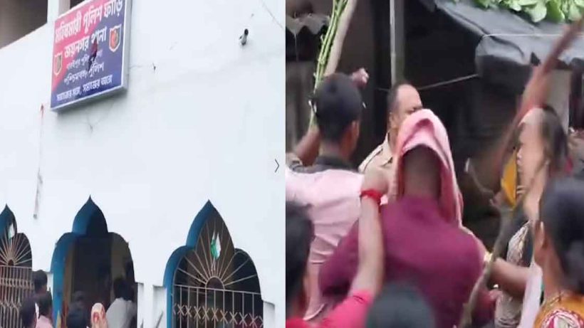 In the case of the minor's murder, a police camp in Agnigarb Jayanagar was set on fire, and the police retaliated with baton charges.