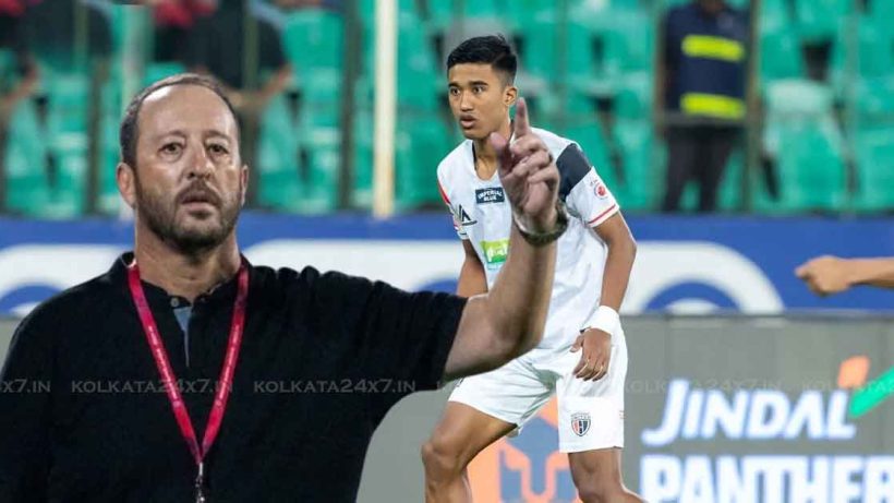 NorthEast United Coach Juan Pedro Benali Aims for ISL Glory with Emerging Talent Parthib Gogoi