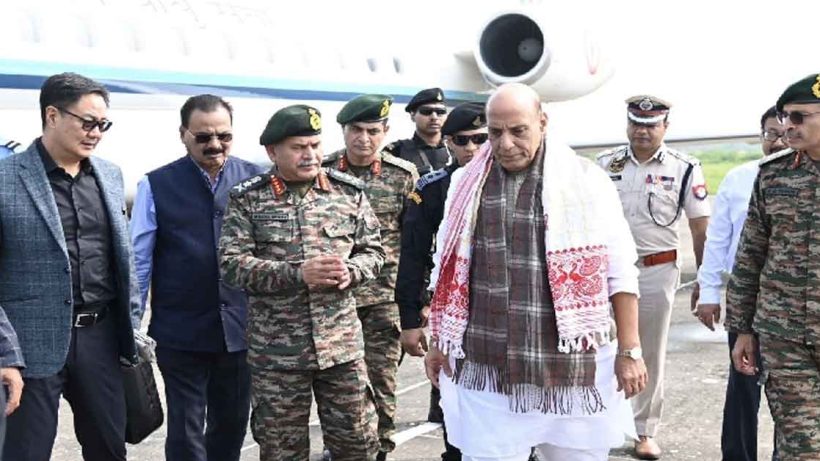 Rajnath Singh Diwali celebration with soldiers