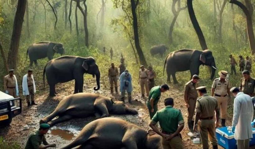 Bandhavgarh elephants death forensic report