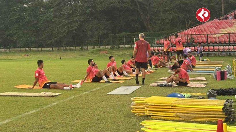 East Bengal FC Parctice Session before Mohammedan SC