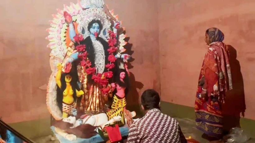 Elephant Attack Damages Kali Temple