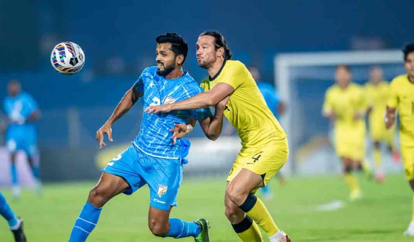 India vs Malaysia football friendly