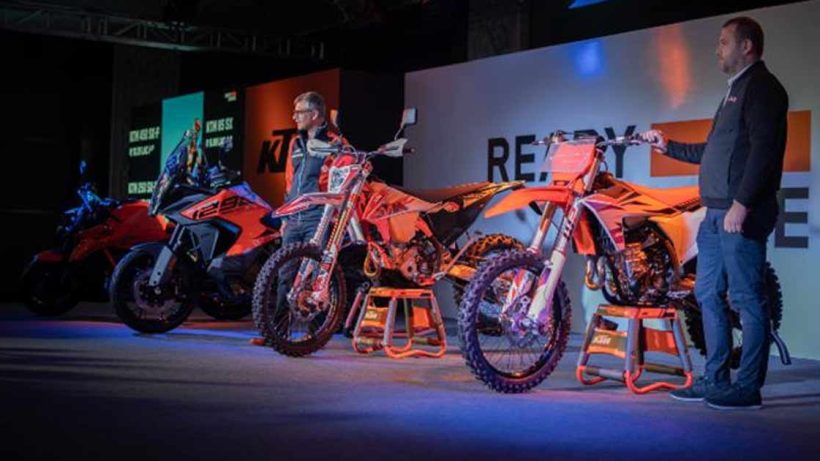 KTM launches 10 new motorcycles