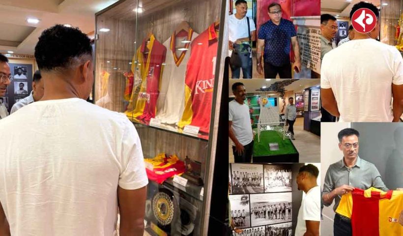 Mohun Bagan Supporters troll on Jose Ramirez Barreto visited East Bengal Club Museum