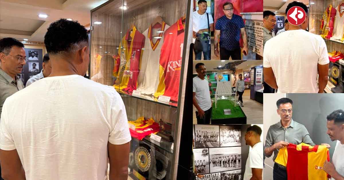Mohun Bagan Supporters troll on Jose Ramirez Barreto visited East Bengal Club Museum