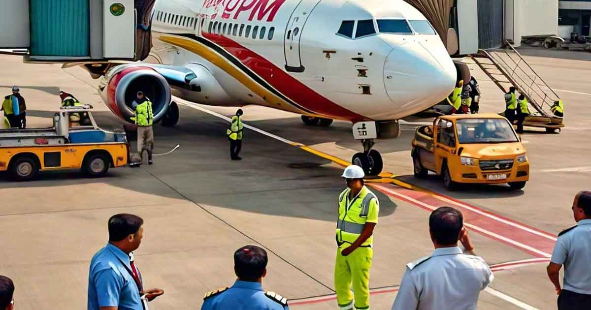 PM plane mechanical issue