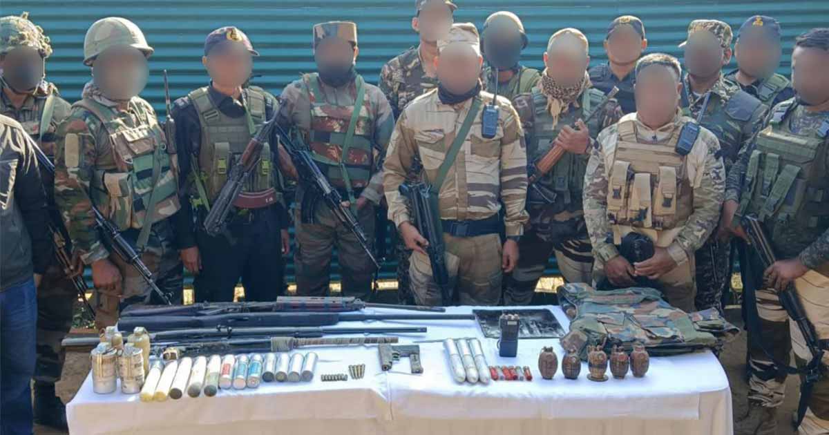 Security Forces Recover 29 Weapons and Ammunition in Manipur