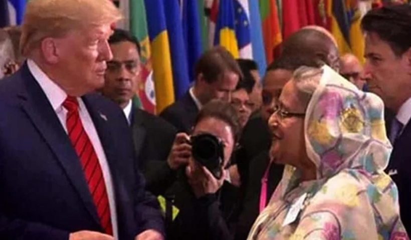Sheikh Hasina, Donald Trump