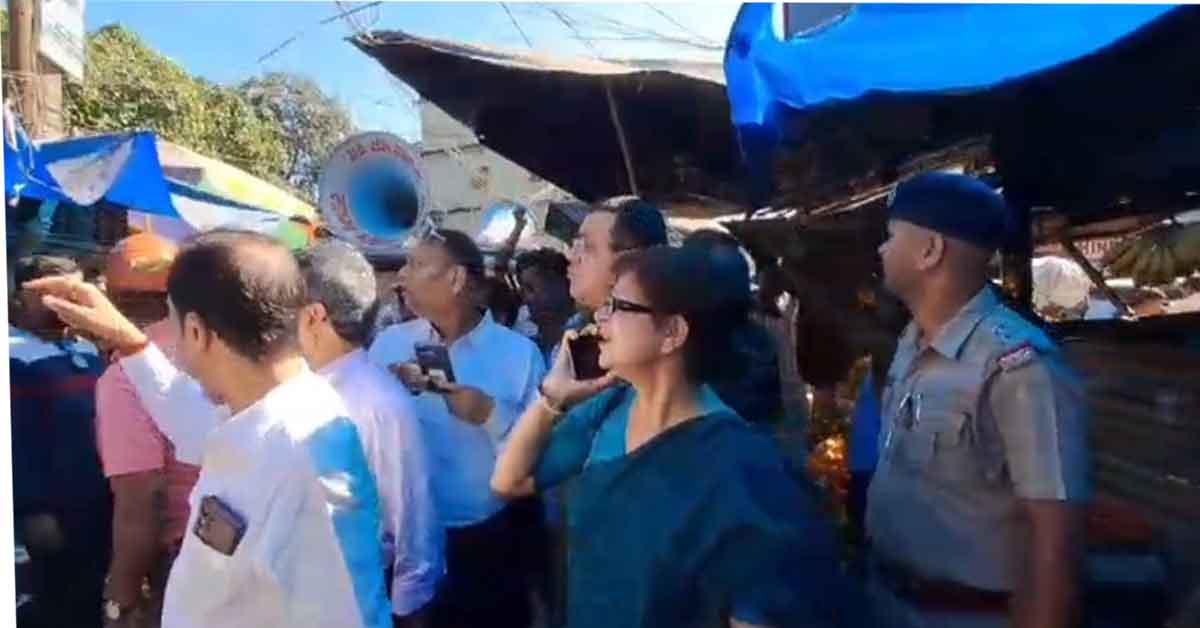 Jalpaiguri Dinbazar Traders' Anger Over Unfulfilled Demands, Controversy Over Municipal Corporation's Drive