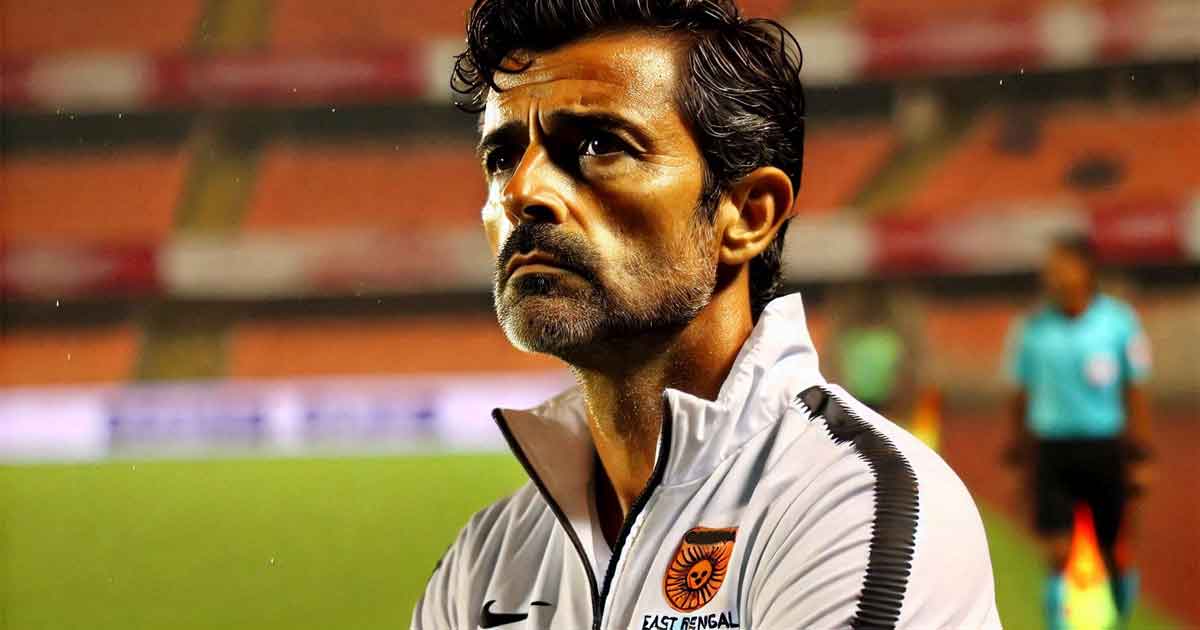 East Bengal FC coach Oscar Bruzon criticizes referee decisions