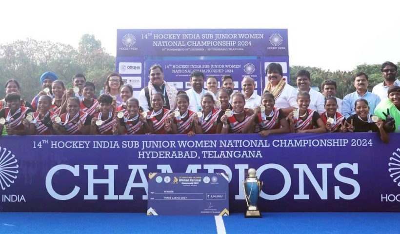 Hockey Jharkhand Wins 14th Sub-Junior Women National Championship 2024