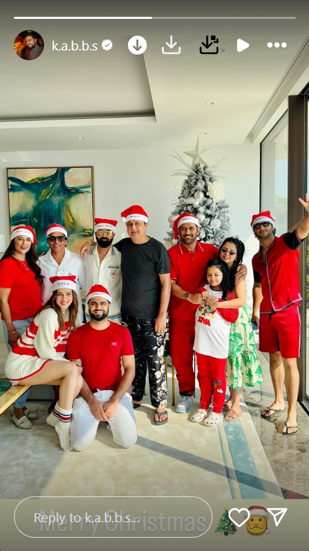 Kriti Sanon Enjoys Christmas with Kabir Bahia, But Santa Costume Steals the Show!