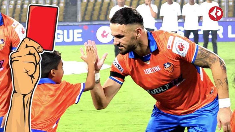 Armando Sadiku red card against East Bengal FC