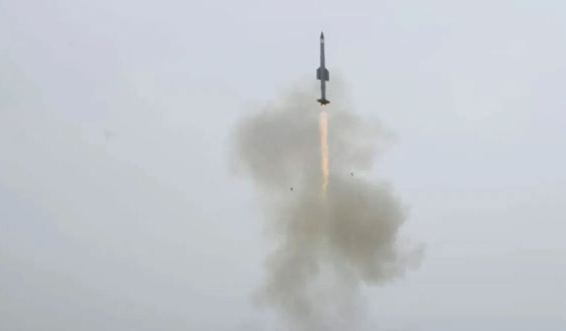 missile test representational image