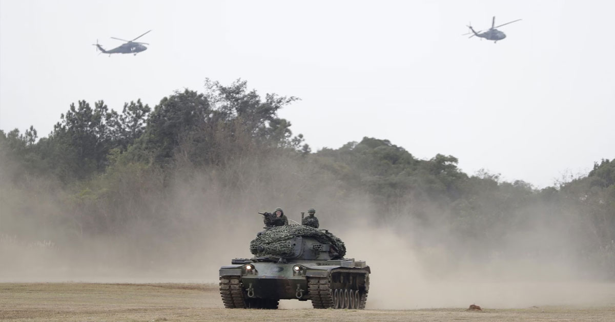 Taiwan military drill