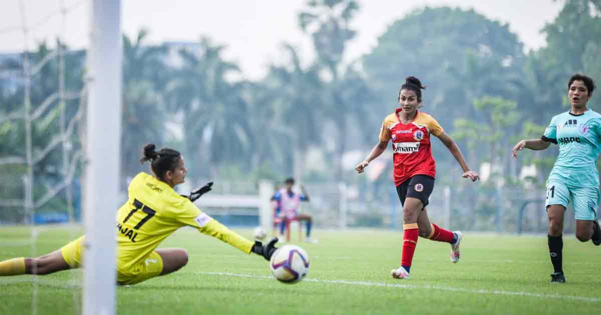 East Bengal Crush HOPS FC 6-1, Edge Closer to IWL 2024-25 Title"