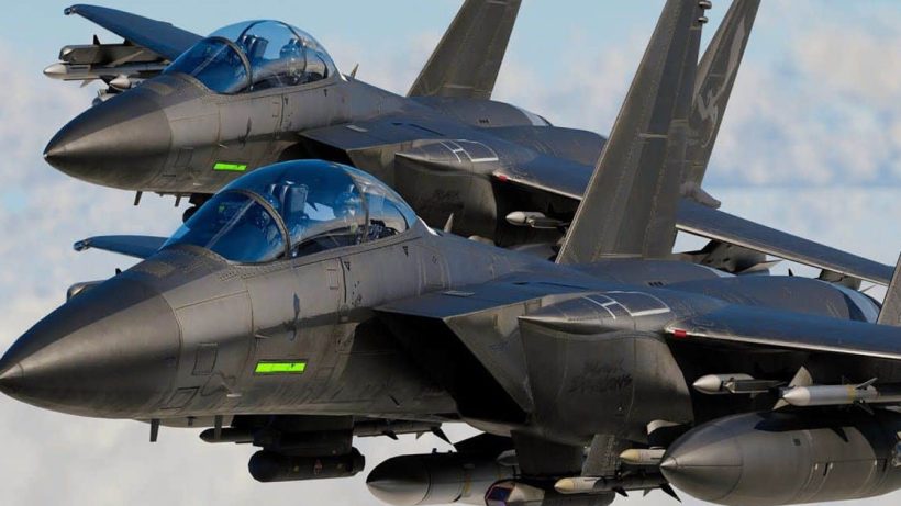 American F-15EX fighter jet