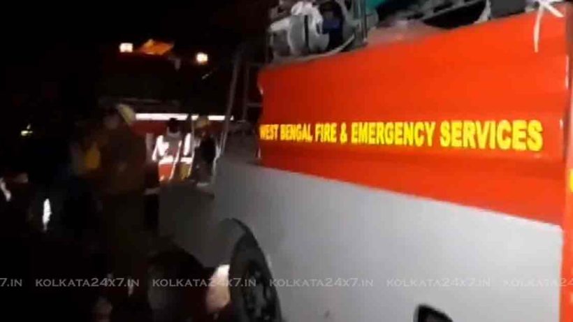 Fire Breaks Out at Howrah’s Bankra Cloth Market
