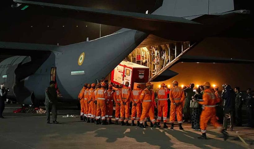 India Launches ‘Operation Brahma’ to Aid Earthquake-Hit Myanmar with Naval Ships & Field Hospital