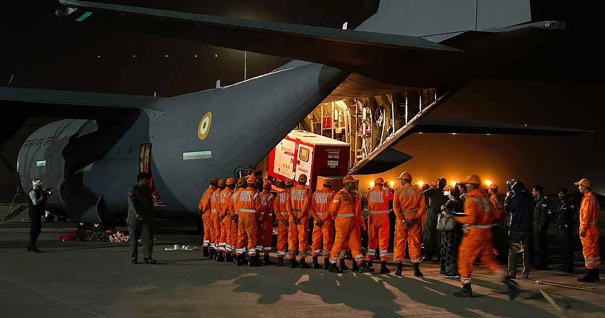 India Launches ‘Operation Brahma’ to Aid Earthquake-Hit Myanmar with Naval Ships & Field Hospital