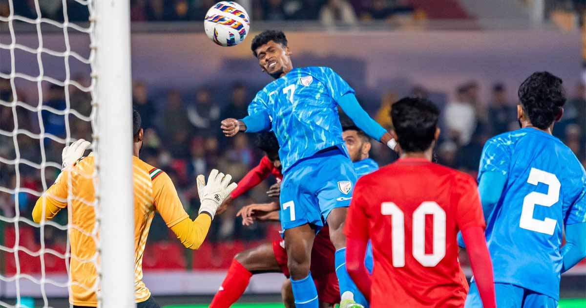 Liston Colaco Reacts After Scoring First Goal for India in National Team Jersey